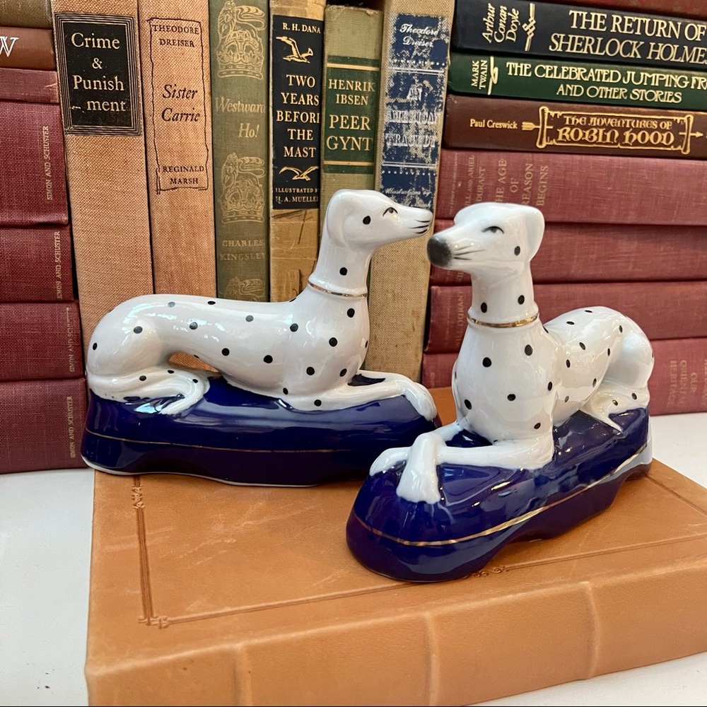 Pair of Staffordshire Dalmatians